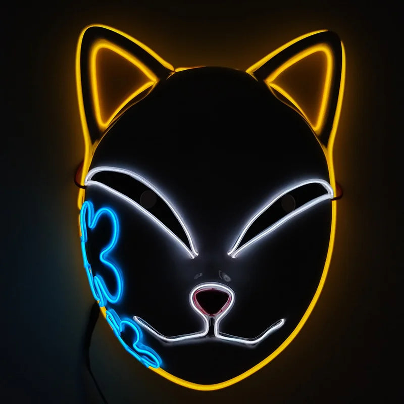 Glowing Halloween LED Masks
