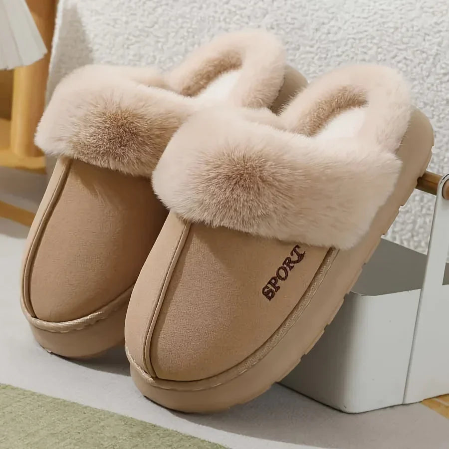 Furry Fur Slippers for Women