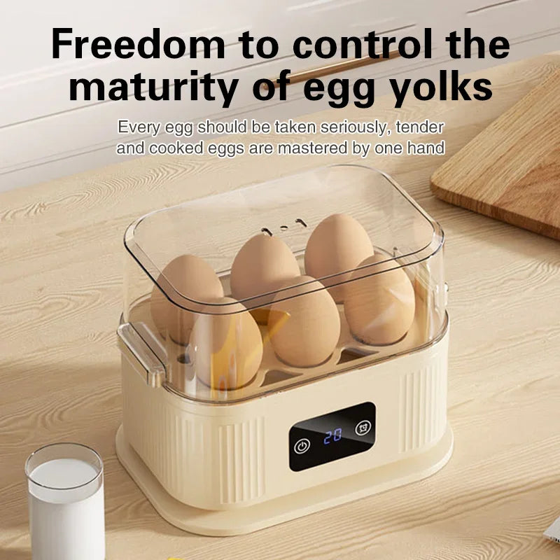 Smart 6-Egg Electric Cooker with Precision Timer
