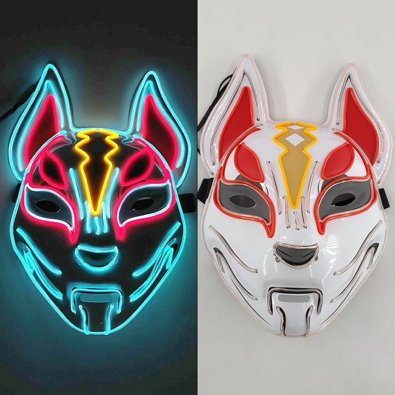 Glowing Halloween LED Masks