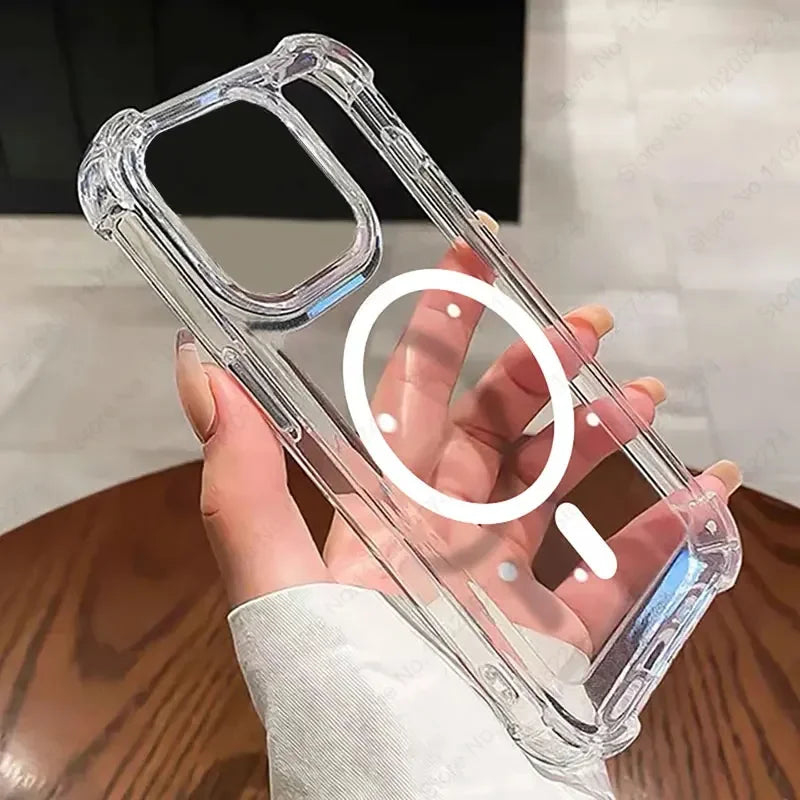 Ultra-Clear Magnetic MagSafe Case for iPhone