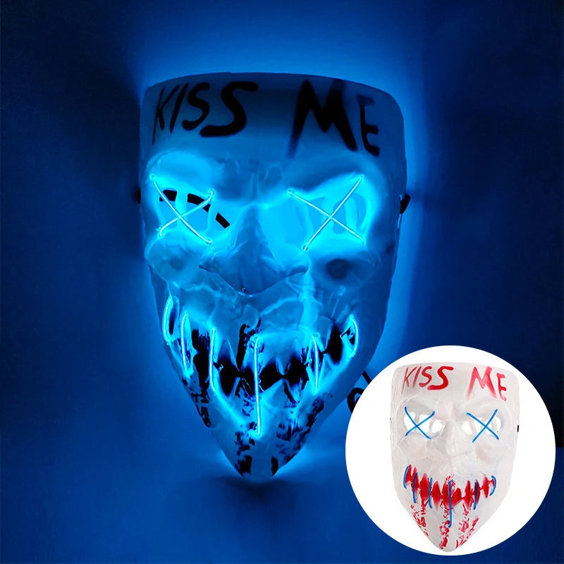 Glowing Demon Mask