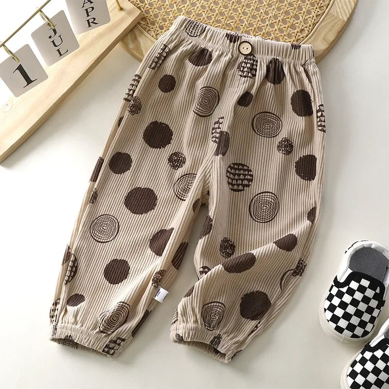 Children's Polka Dot Long Trousers