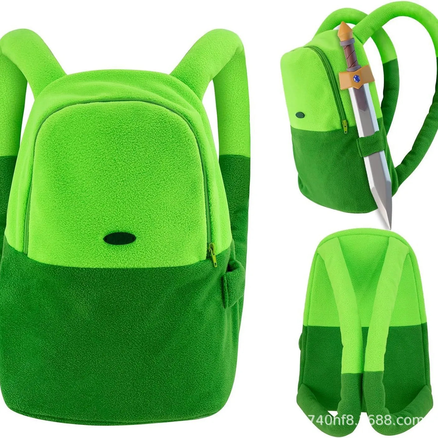 Green Anime Backpack