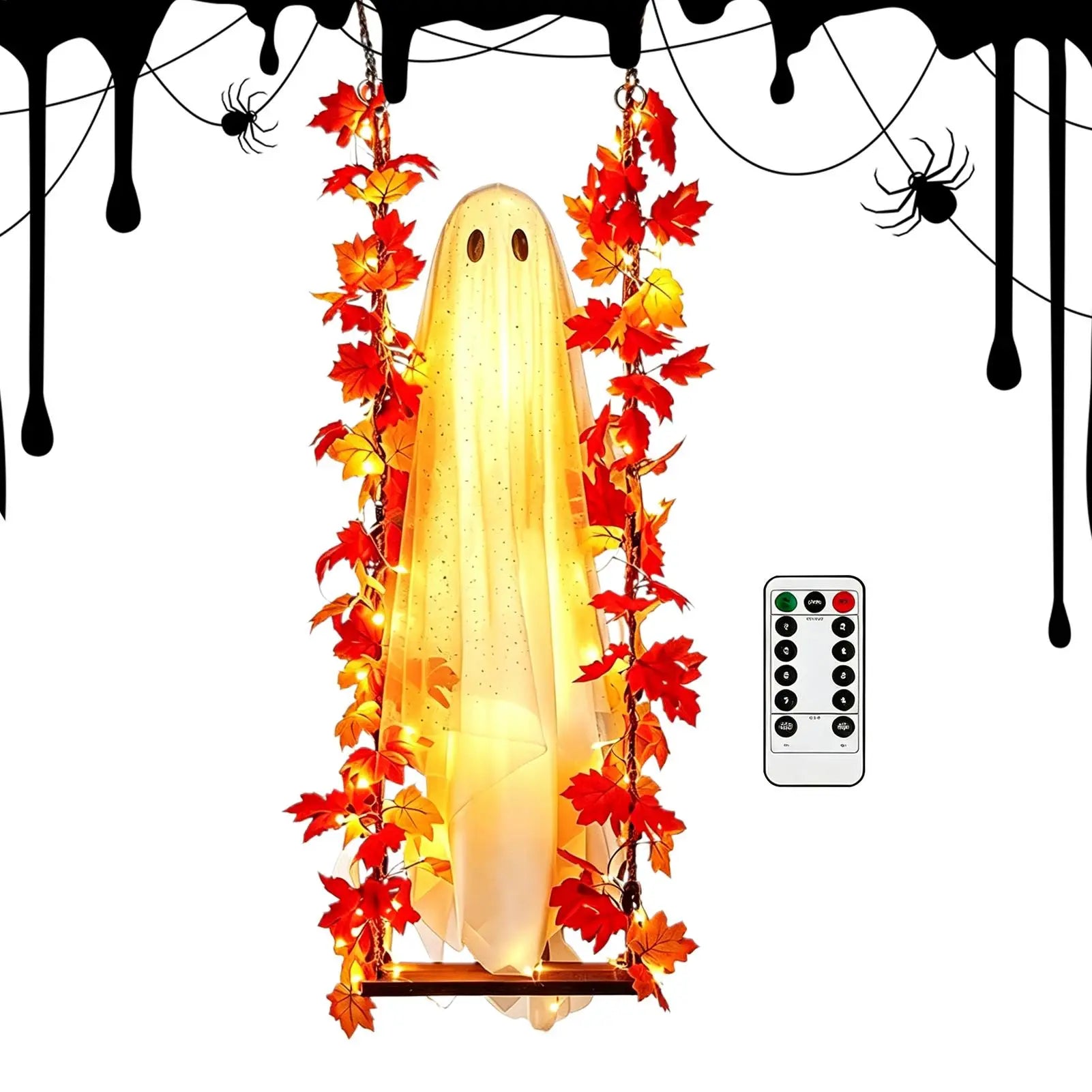 Swinging Ghost Outdoor Decor