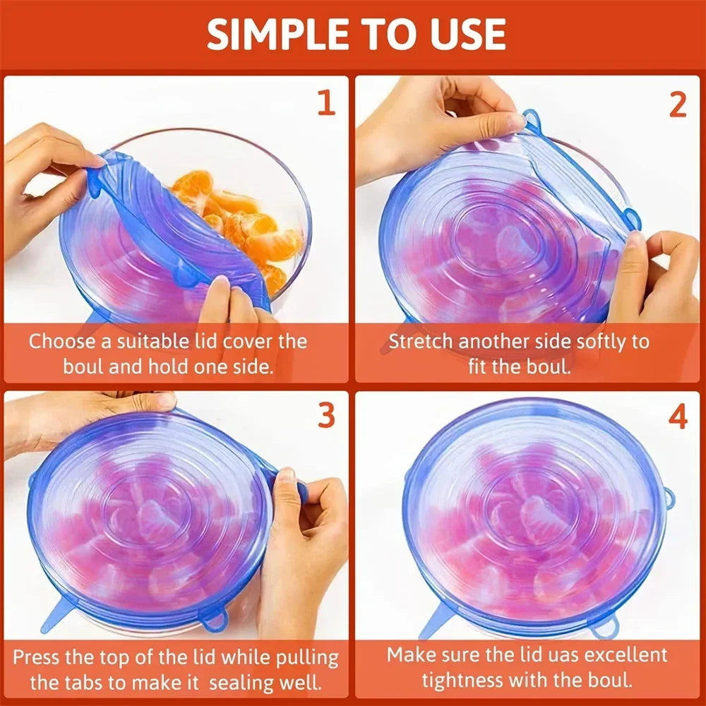 Flexi-Seal Universal Silicone Lids