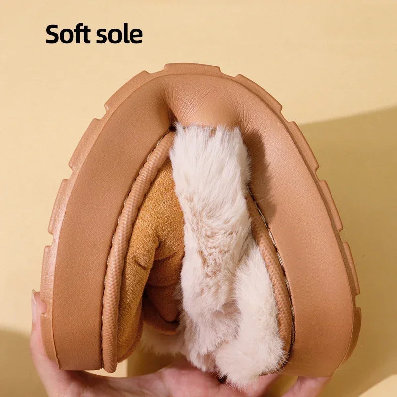 Furry Fur Slippers for Women