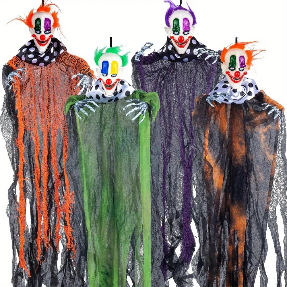 Hanging Clown Halloween Decoration