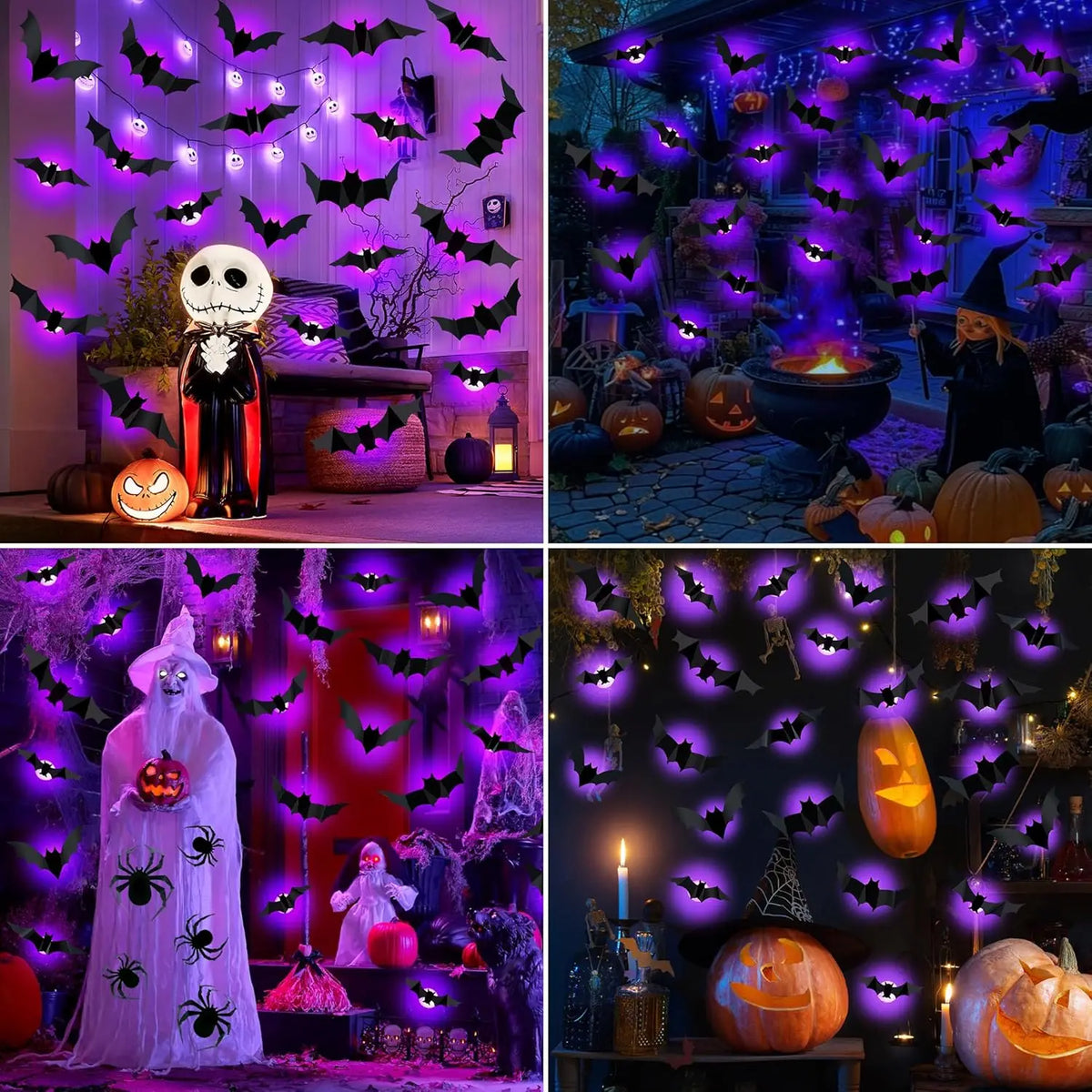 Halloween Bat/Spider Decor Night Light