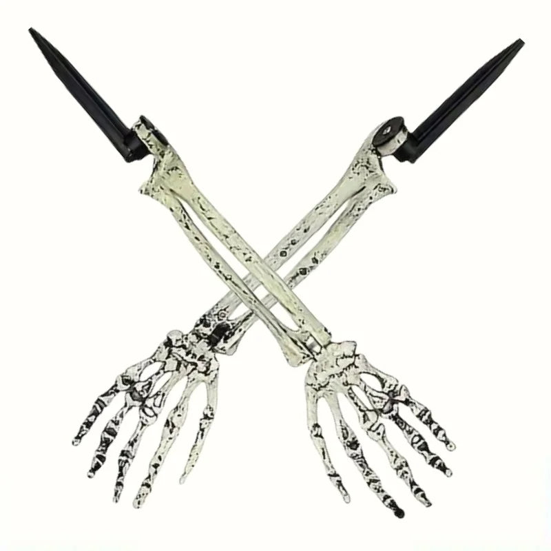 Garden Ground Stakes Skull Head