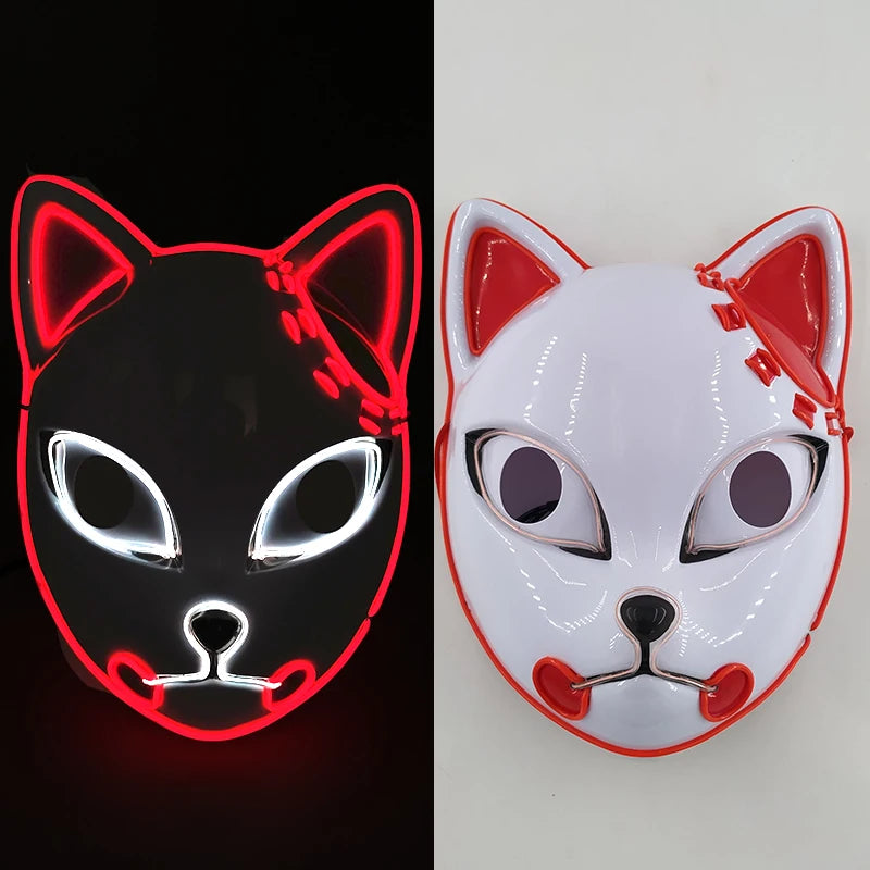 Glowing Halloween LED Masks