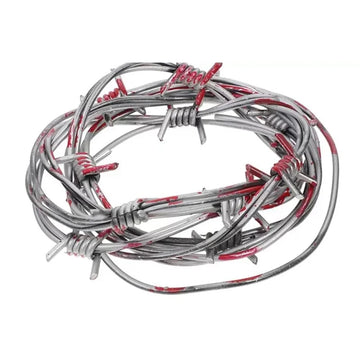 Silver red iron wire