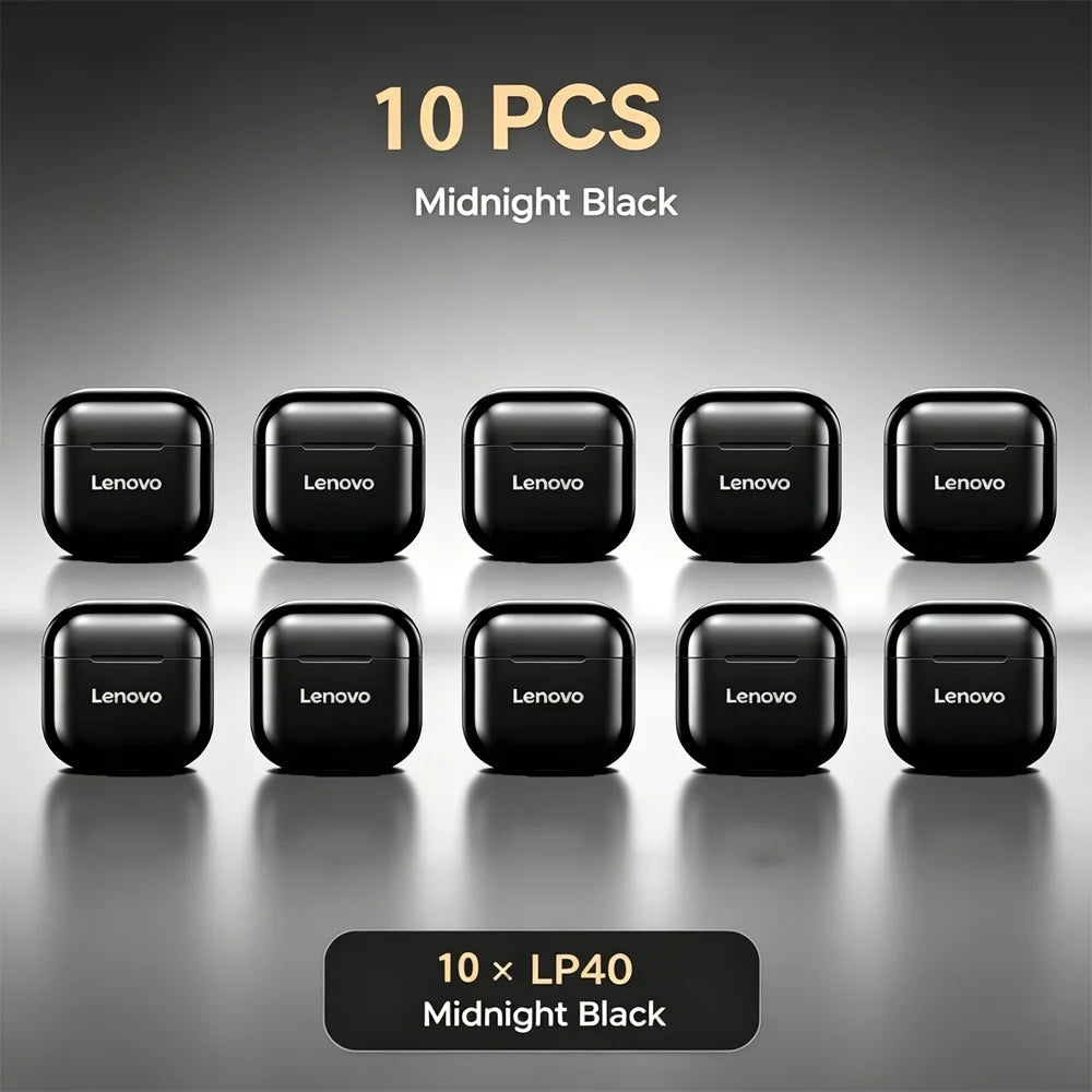 Original Lenovo LP40 Wireless Bluetooth5.4 Headphones TWS Earphones Touch Control Sport Headset Stereo Earbuds For Phone Android