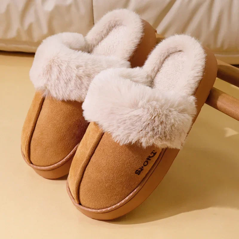 Furry Fur Slippers for Women