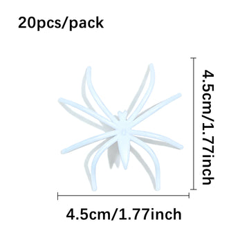 20pcs White Spider