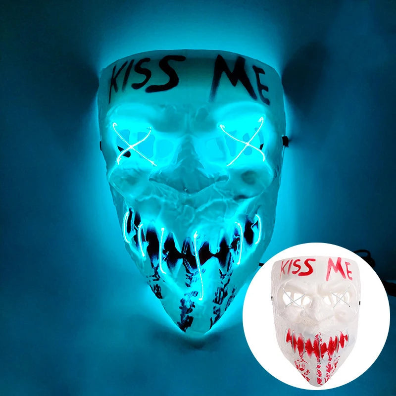 Glowing Demon Mask