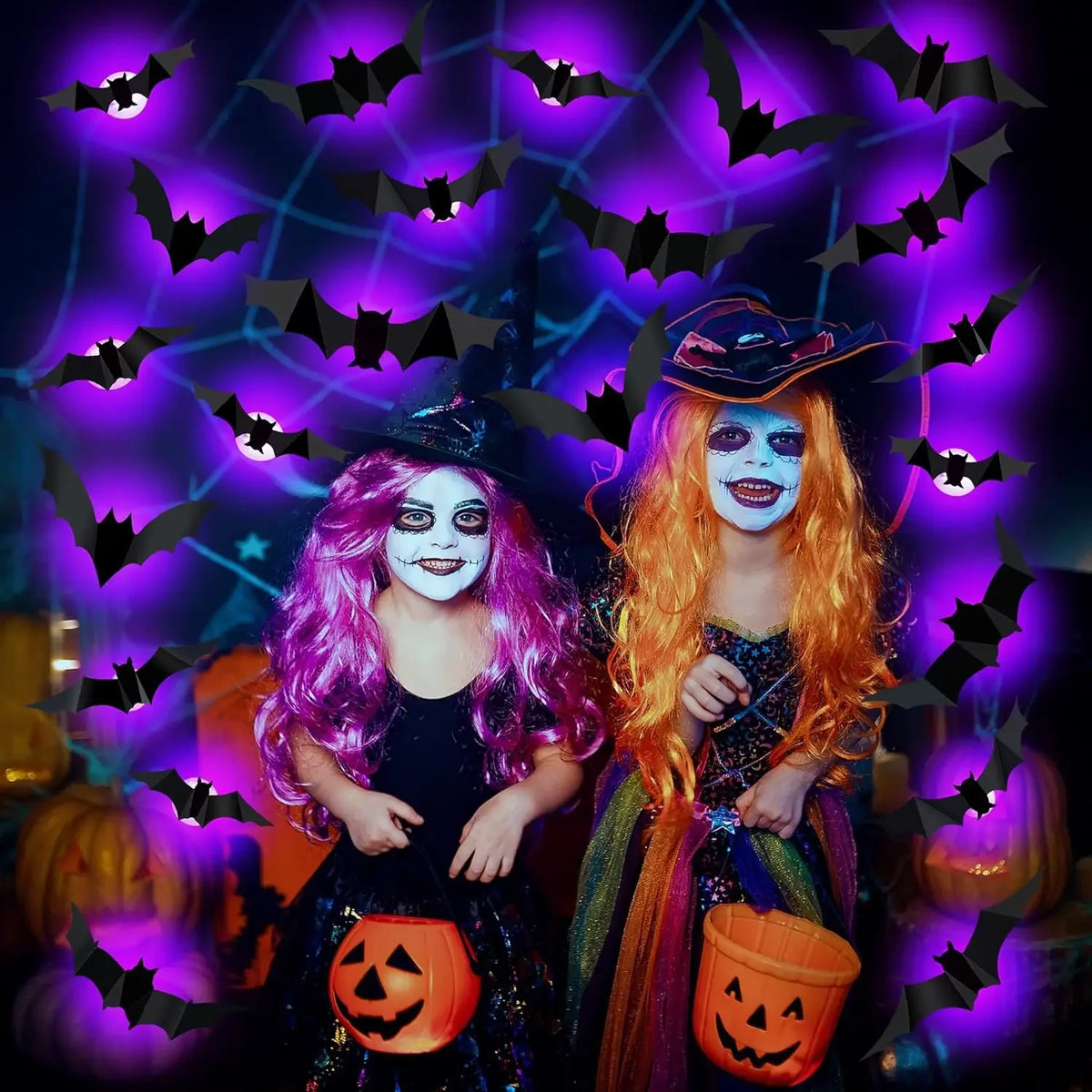 Halloween Bat/Spider Decor Night Light