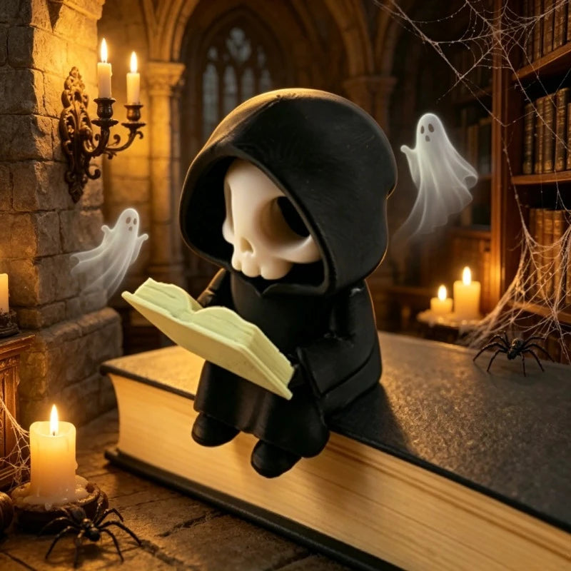 Cartoon Grim Reaper Figure