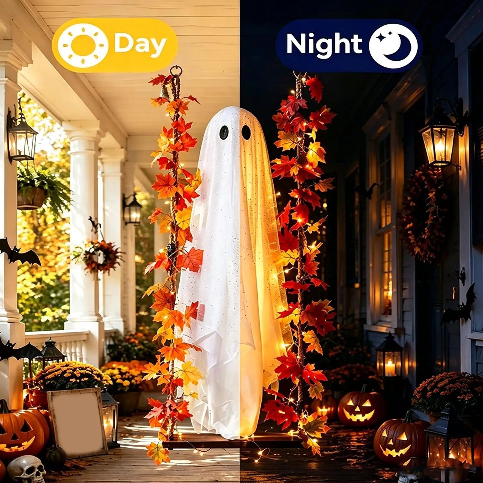 Swinging Ghost Outdoor Decor