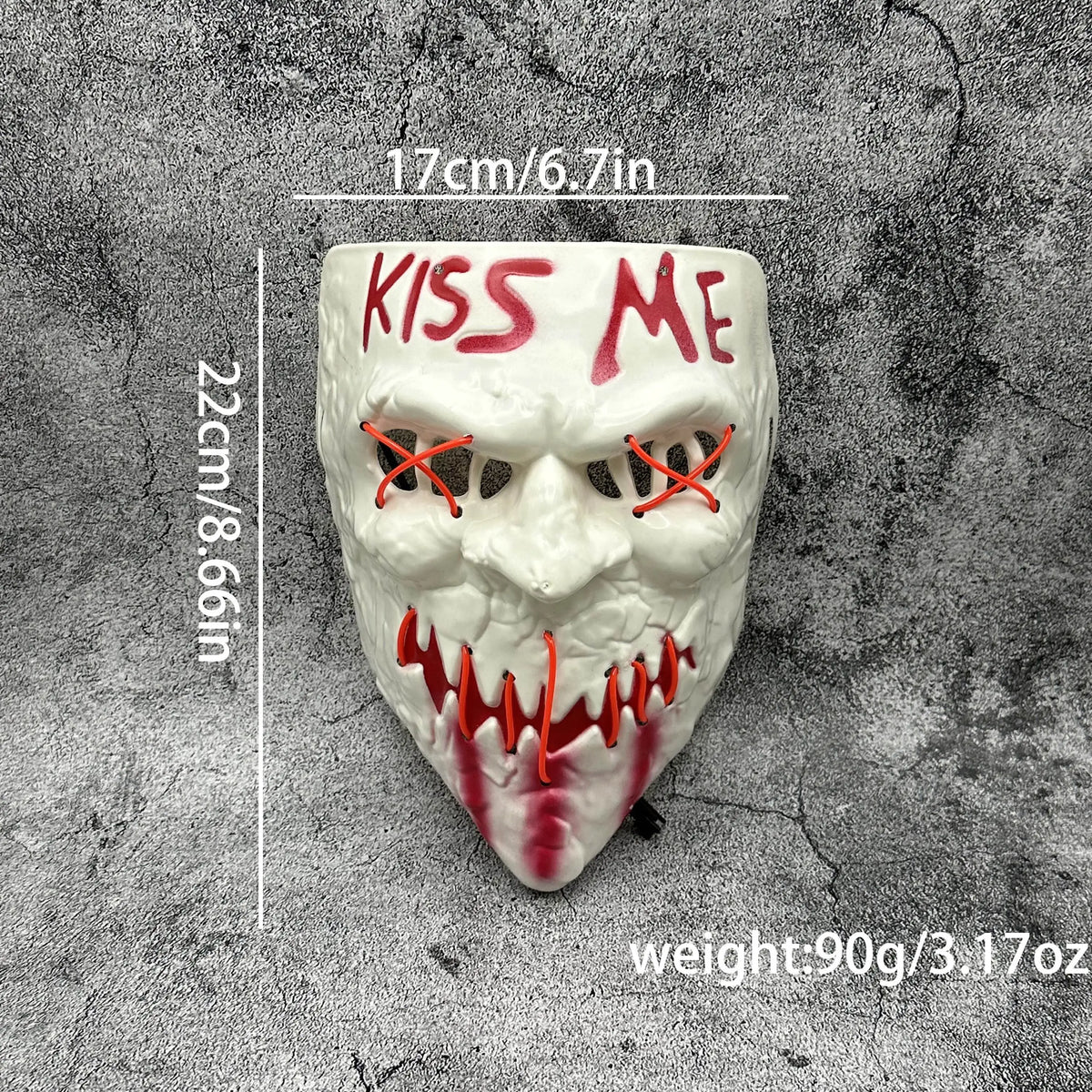 Glowing Demon Mask