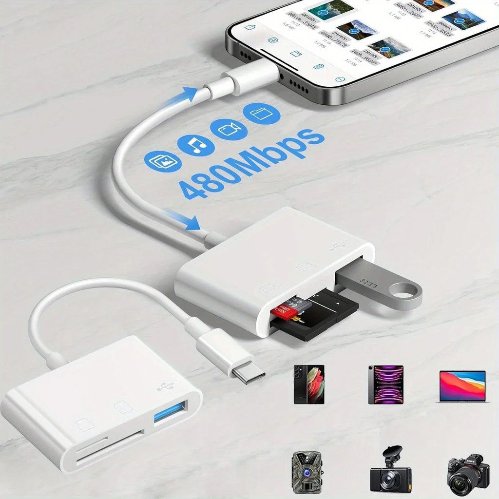 3-in-1 Pro-Media Memory Card Hub