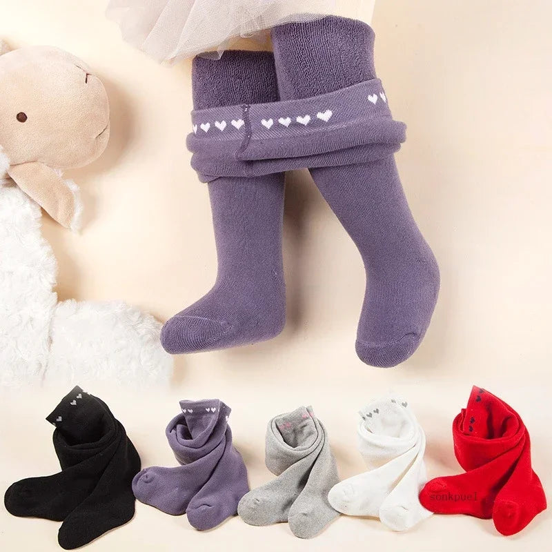 Soft Cotton Baby Girl Tights