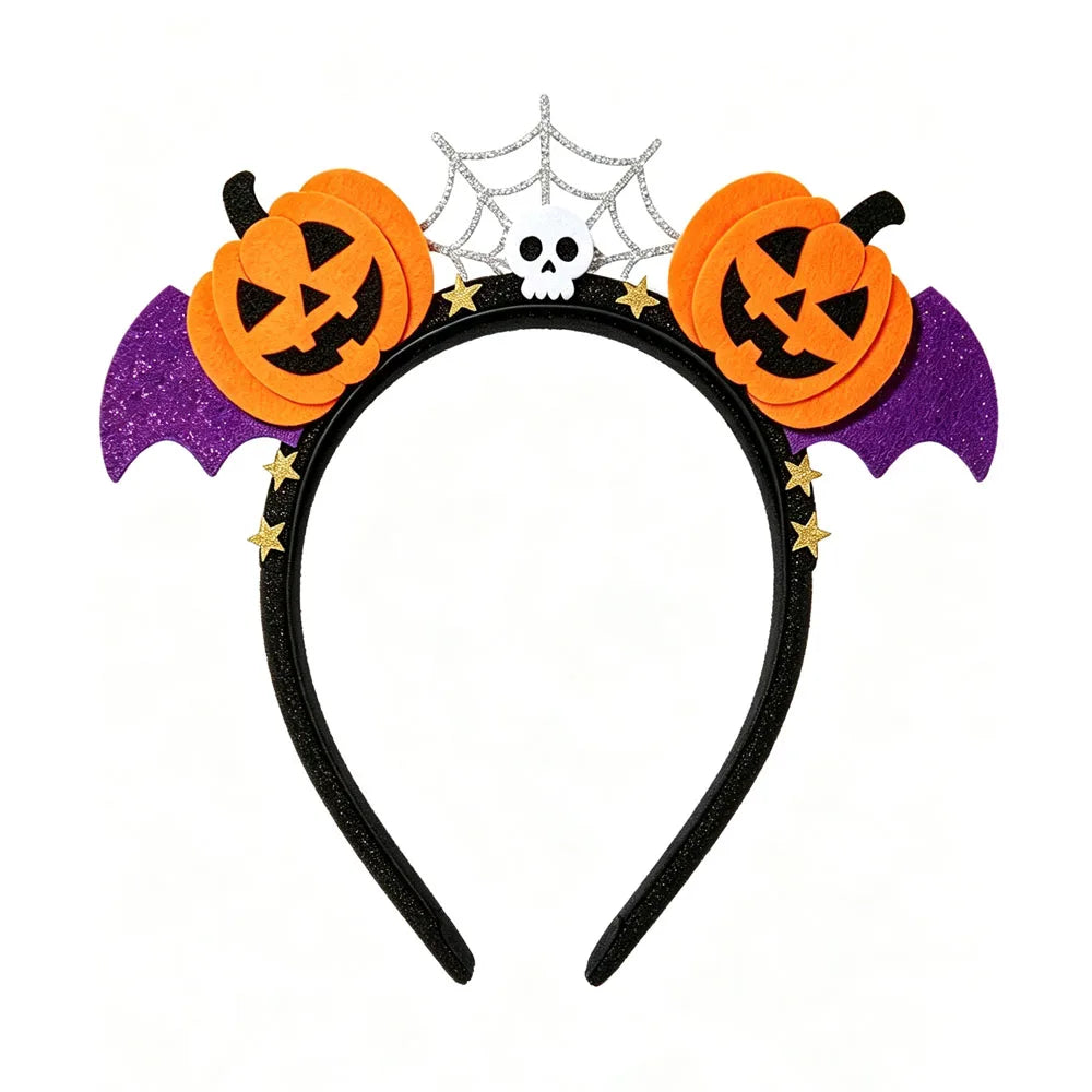 Halloween Pumpkin Bat Headwear