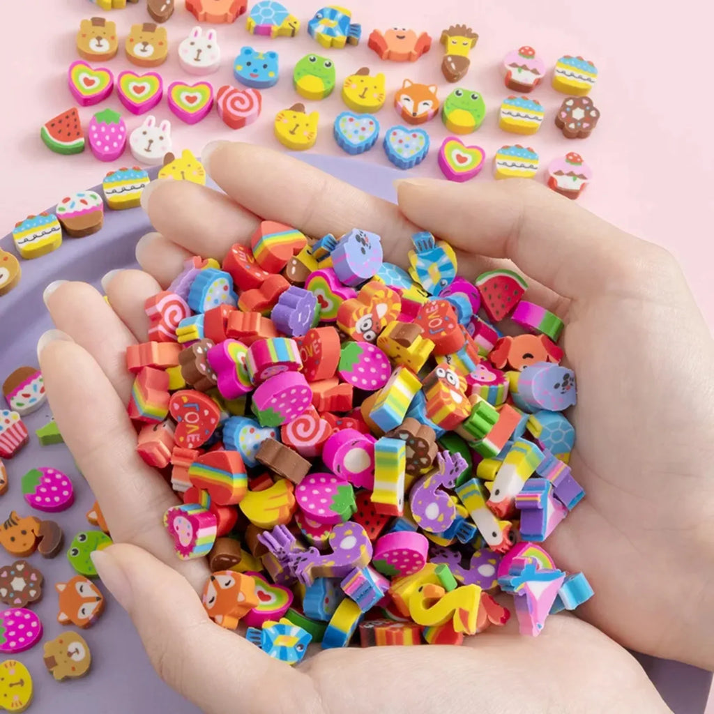 Miniature Cartoon Reward Erasers
