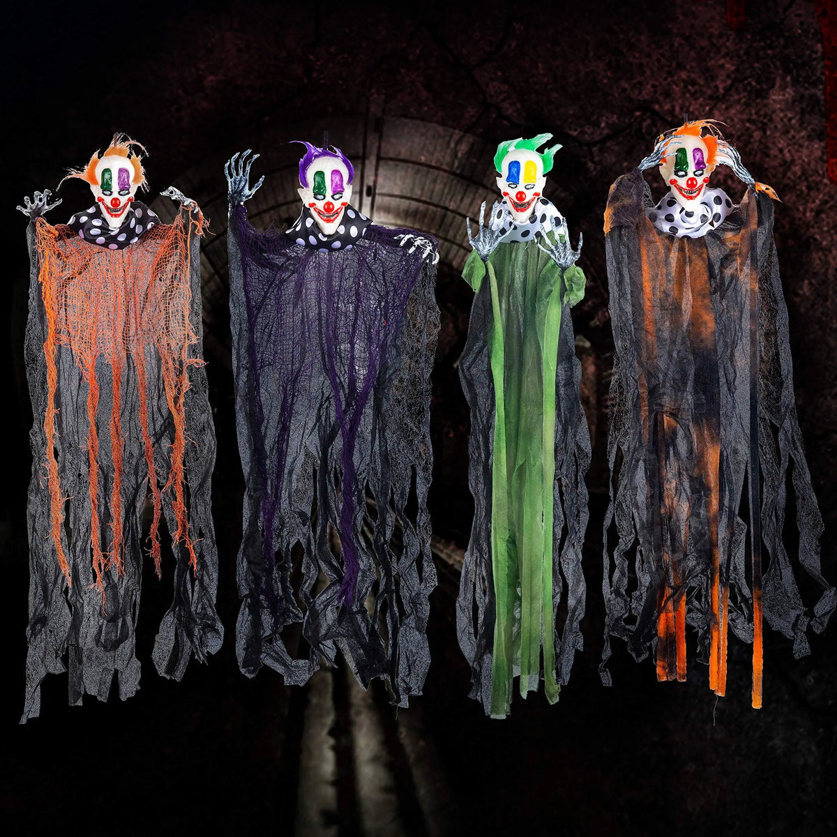 Hanging Clown Halloween Decoration