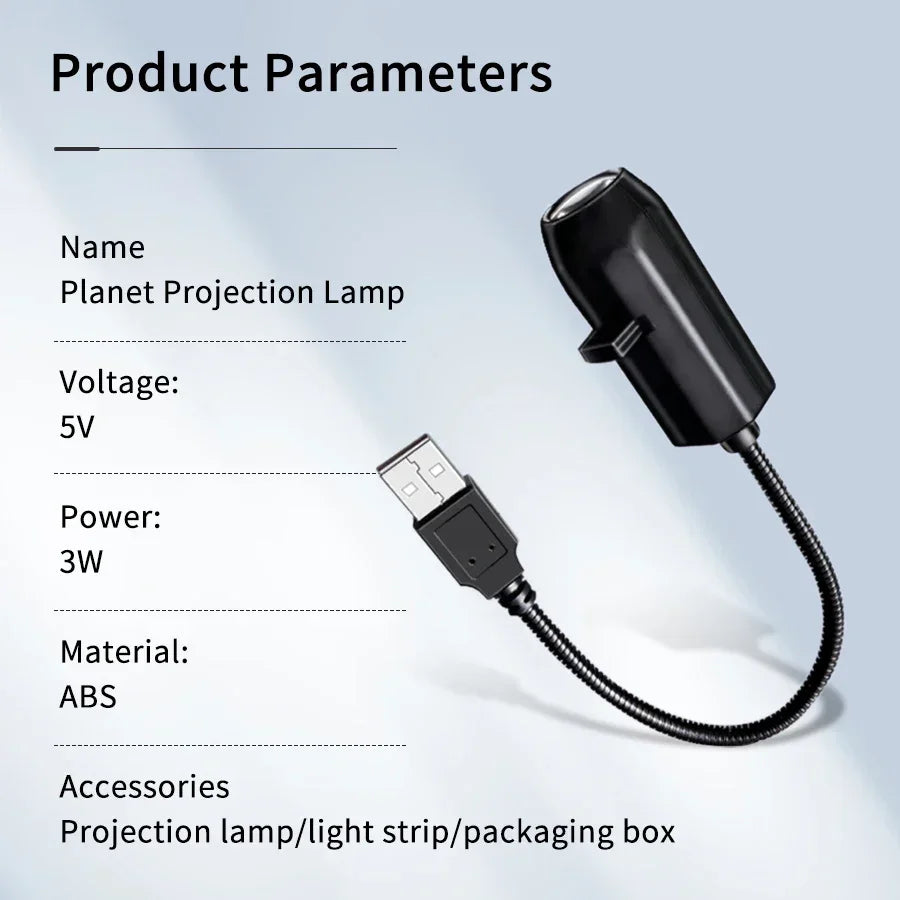 Celestial USB Night Projector