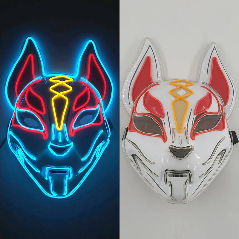 Glowing Halloween LED Masks