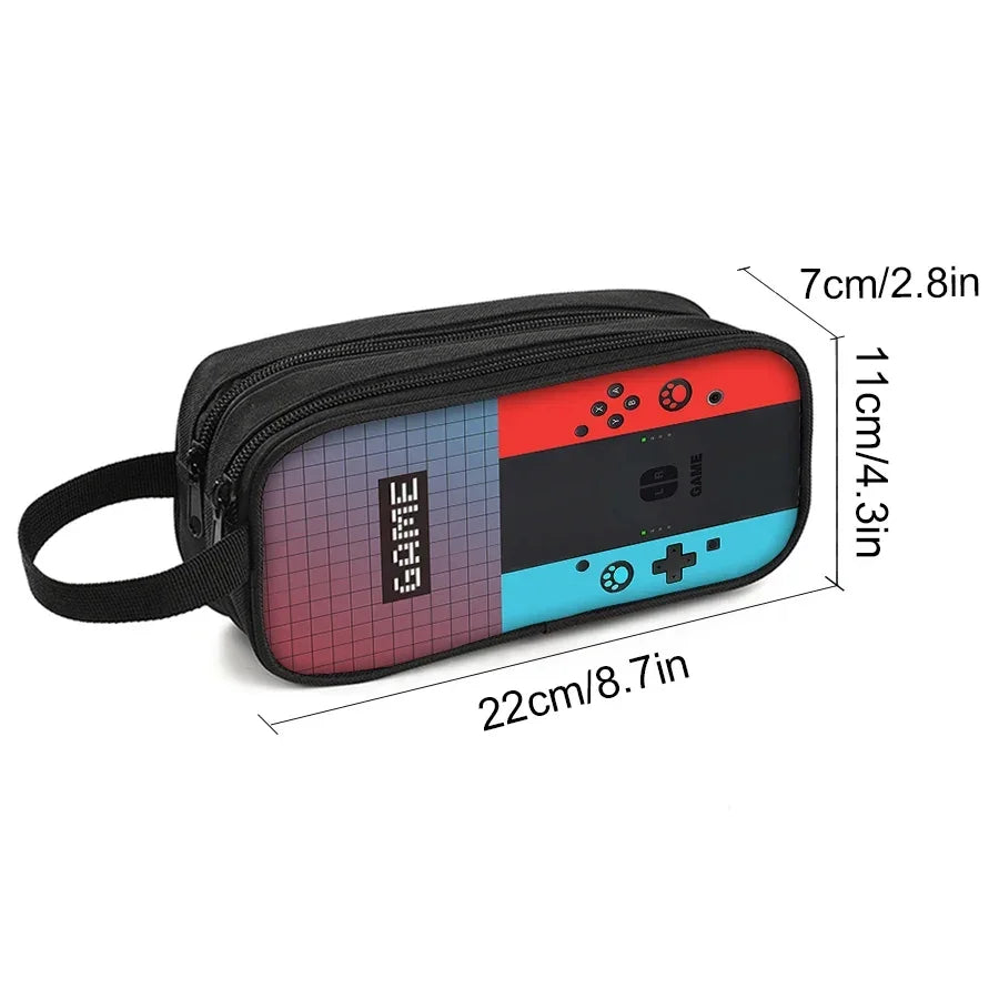 Retro Game Console Double-Layered Pencil Case