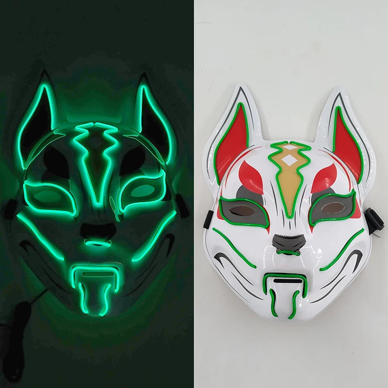 Glowing Halloween LED Masks