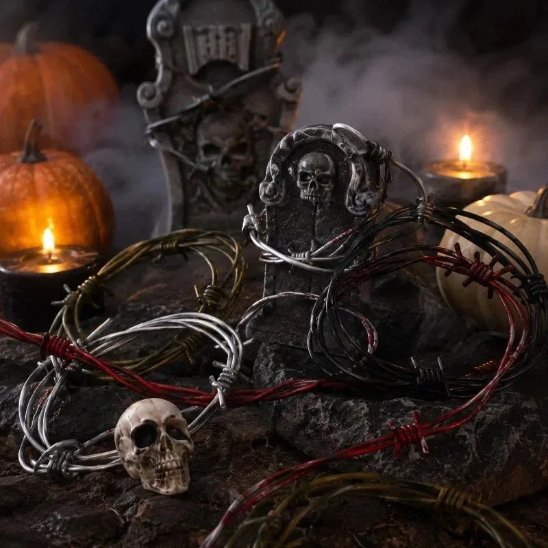 Barbed Wire Halloween Prop