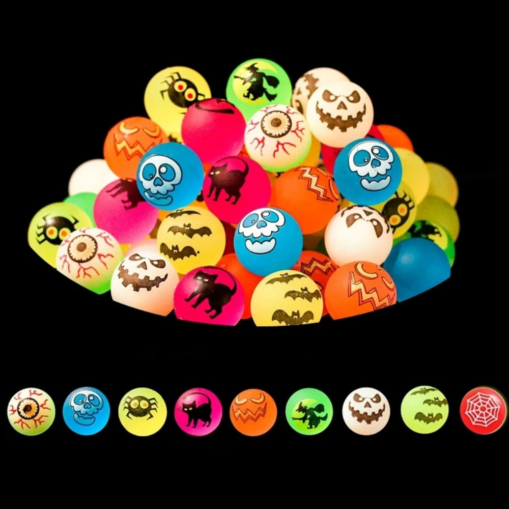 10-100Pcs MIni Glow-in-the-dark Bouncing Balls
