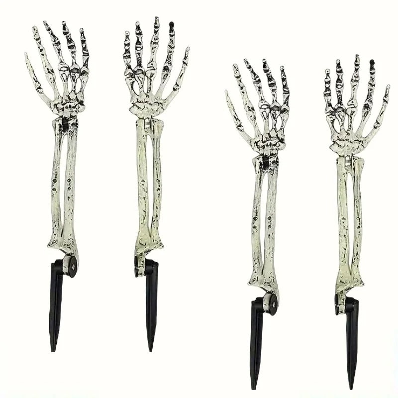 Garden Ground Stakes Skull Head