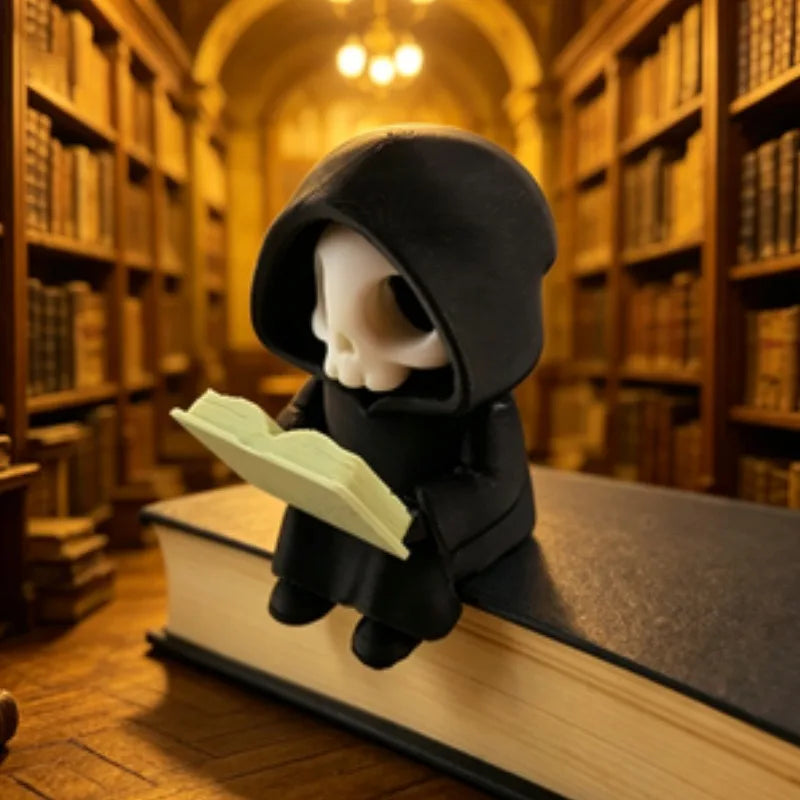 Cartoon Grim Reaper Figure