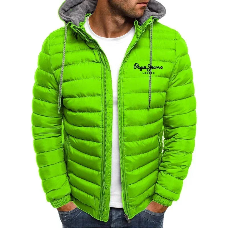 Streetwear Style Hooded Zipper Jacket