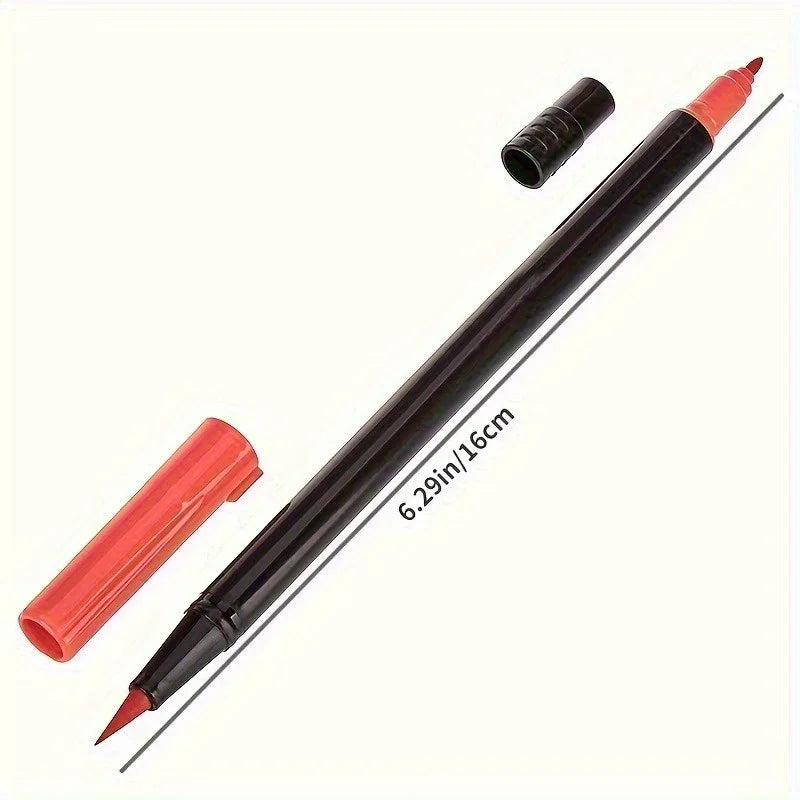 SpectrumFlow Dual-Tip Watercolor Art Markers