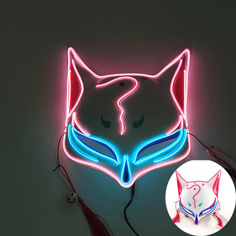 Glowing Halloween LED Masks