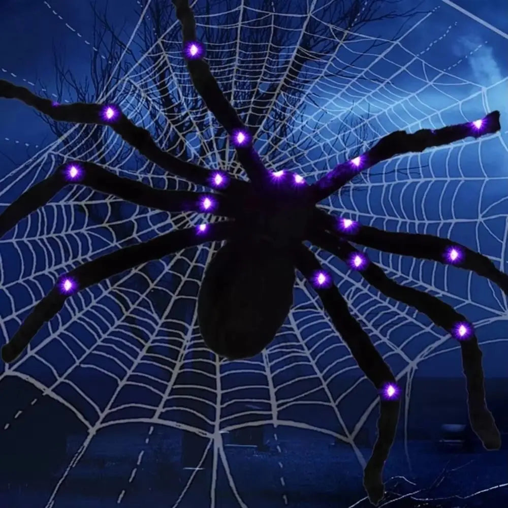 Practical 8 Modes Halloween Spider Web Lights