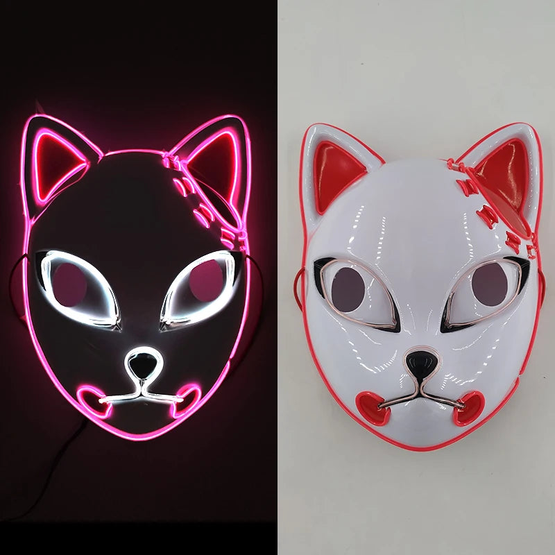 Glowing Halloween LED Masks
