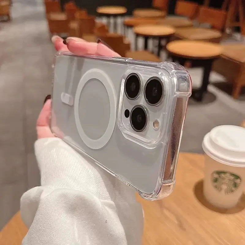 Ultra-Clear Magnetic MagSafe Case for iPhone
