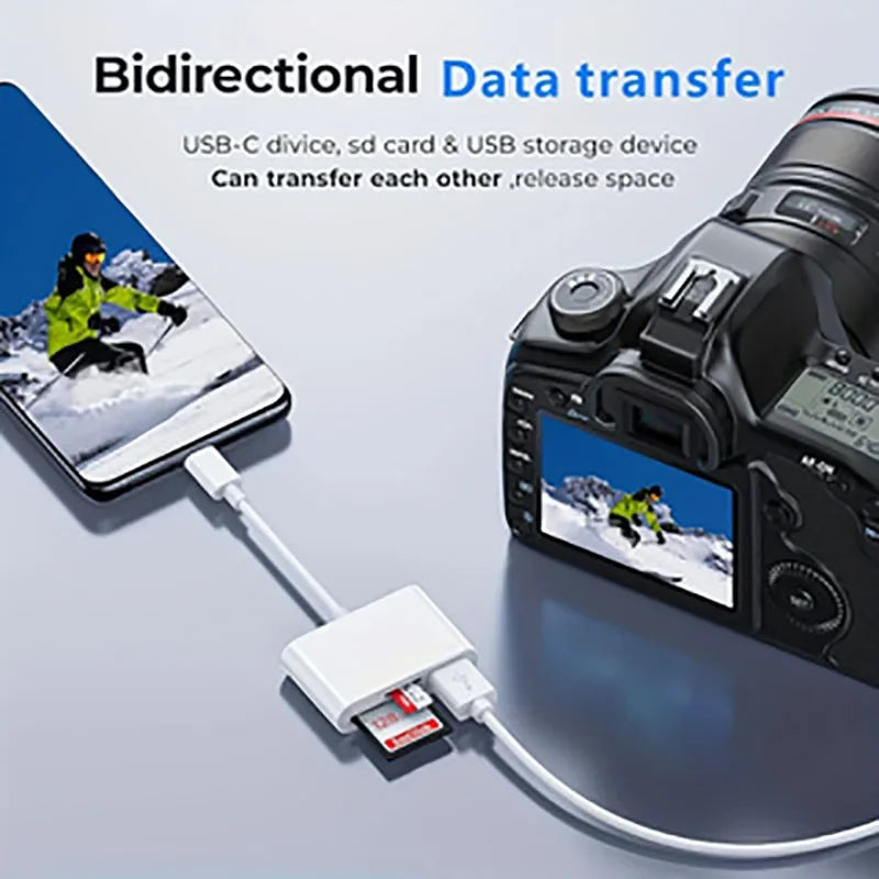 3-in-1 Pro-Media Memory Card Hub