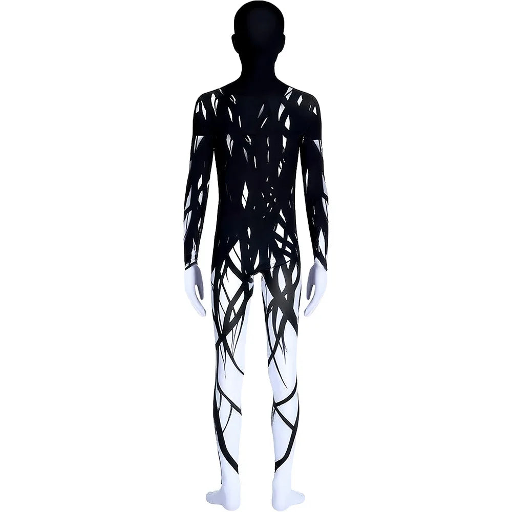 Halloween Gothic Bloody Bodysuit Costume