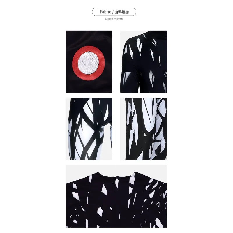 Halloween Gothic Bloody Bodysuit Costume