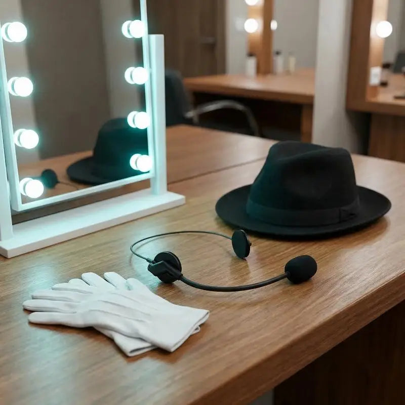 Fake Microphone Headset Costume