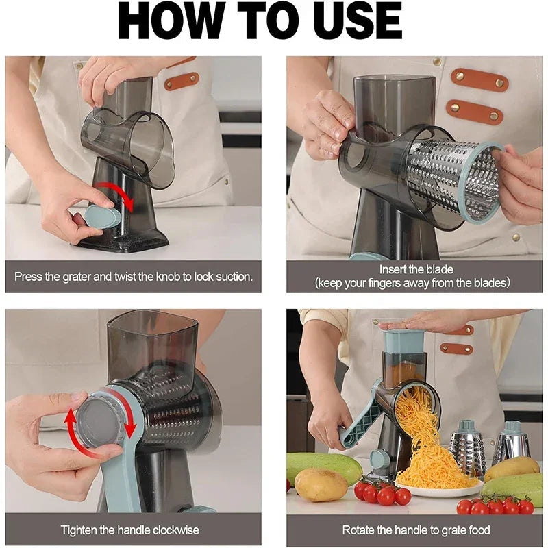 Artisan Rotary Drum Grater