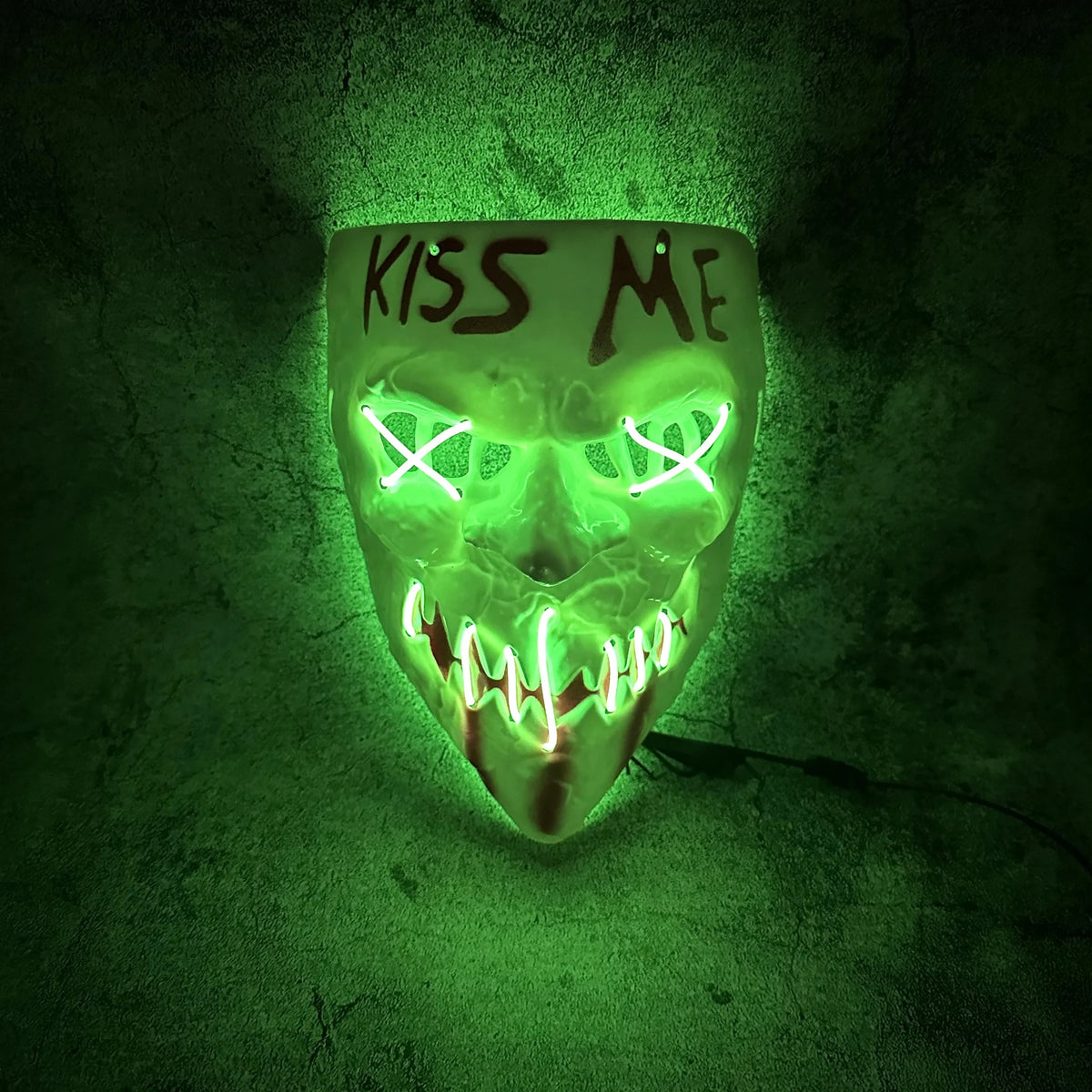 Glowing Demon Mask