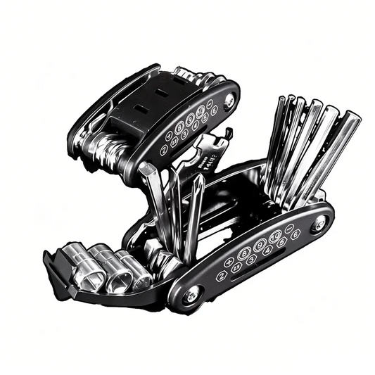 16-in-1 Socket Wrench Set, Non-Slip Rotating Head. Durable Stainless Steel for Home & Car Repairs. Easy & Universal Tool.